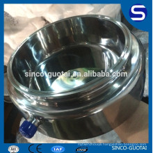 304 316 stainless steel jacketed platters